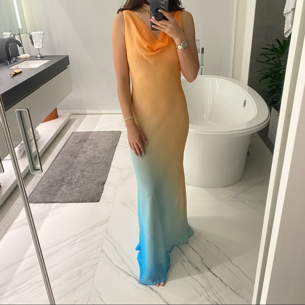 Ombre Slip Dress